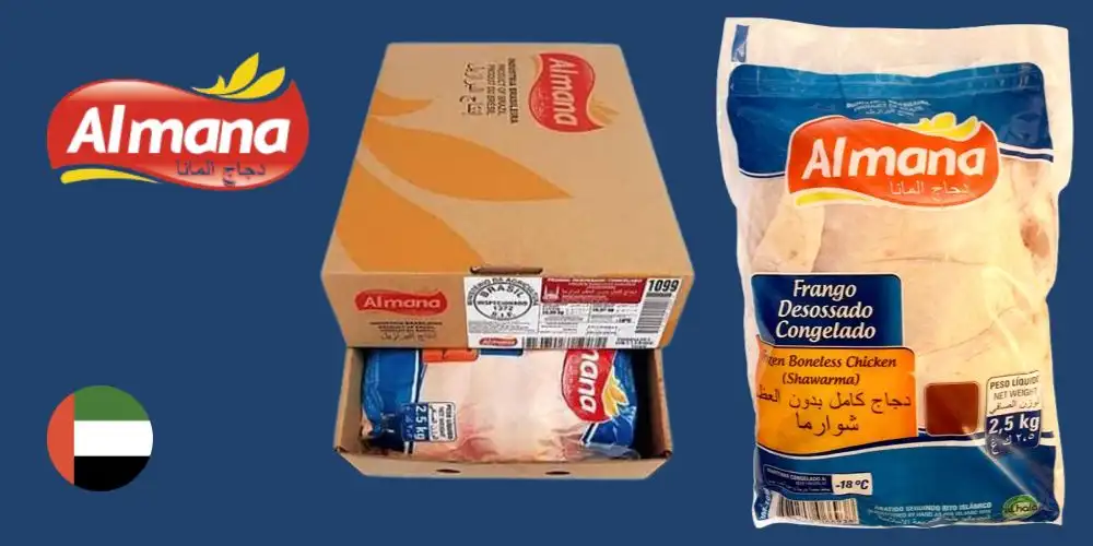 Al Mana Brand Frozen Chicken Shawarma Suppliers in UAE