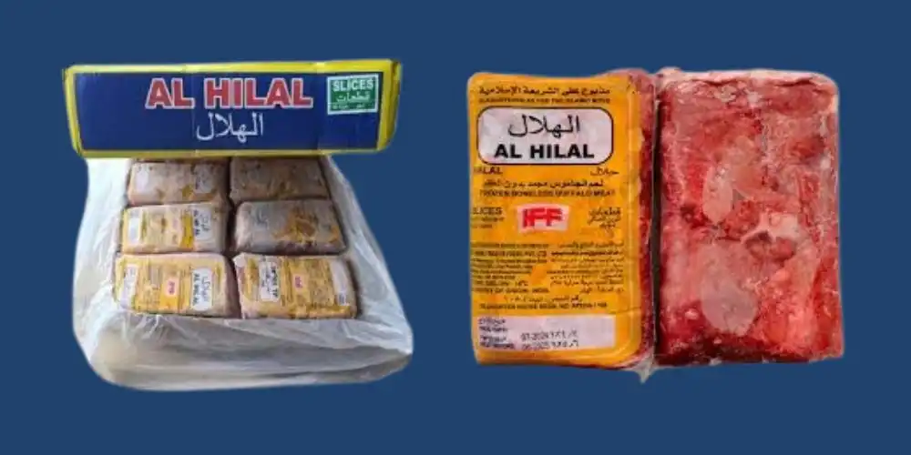 Frozen Beef Slice India Al Hilal Brand Suppliers in UAE Abu Dhabi