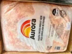 Frozen Aurora Chicken Skin UAE supplier