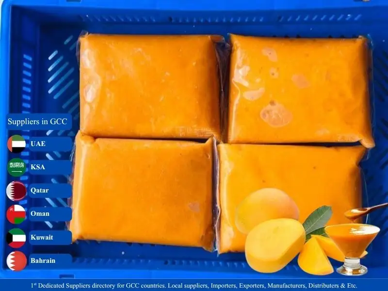 Frozen Indian Mango Pulp suppliers in GCC