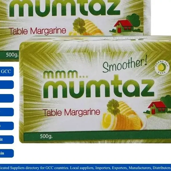 Mumtaz brand unsalted Butter 400 gram block suppliers in GCC